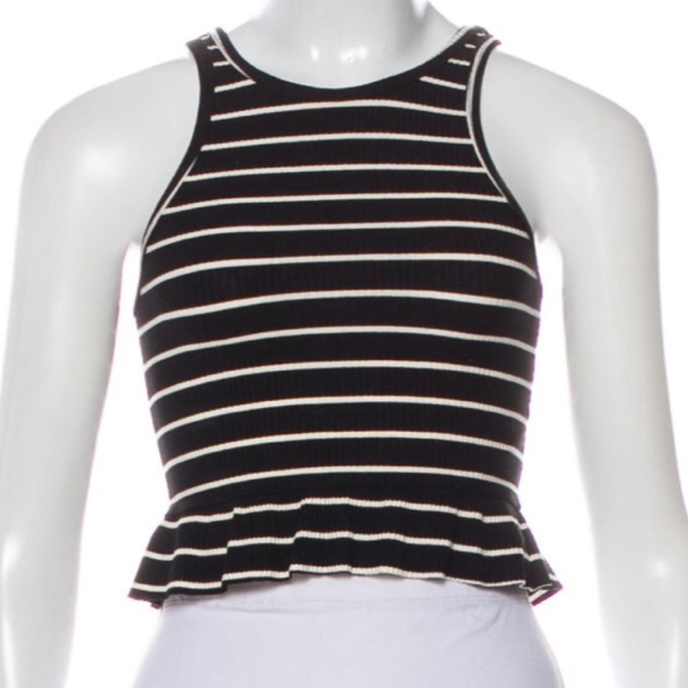 SOLD‼️REFORMATION Halter Ribbed Knit Top EUC